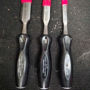 Craftsman Black and Red Chisel Set
